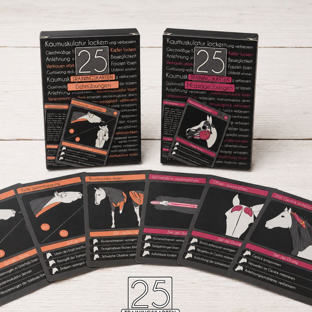 Physio-Paket für Pferde | 50 Dehn- & Massageübungen